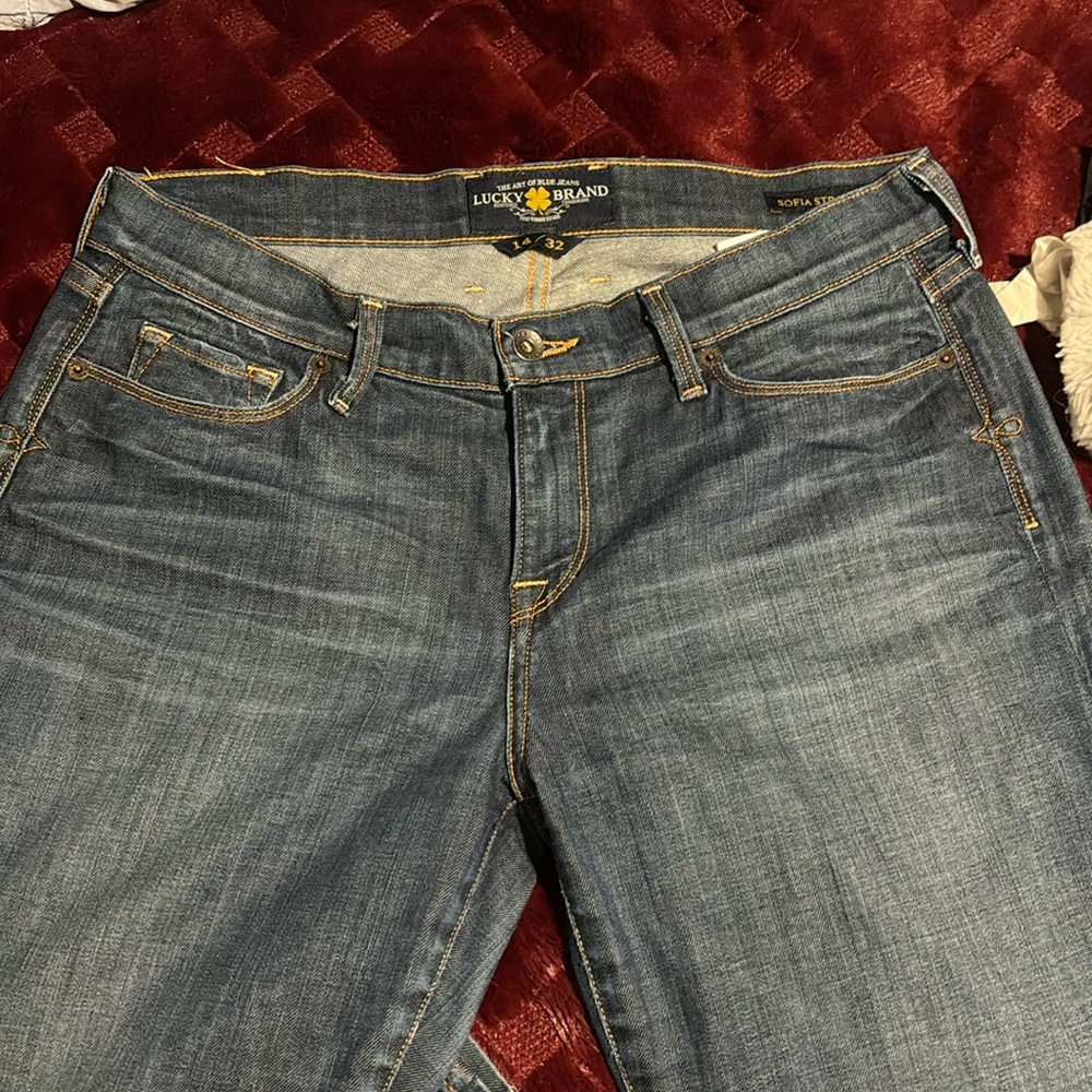 Lucky Brand Women’s Sofia Straight Jeans / Size 14/32 / Excellent Condition
